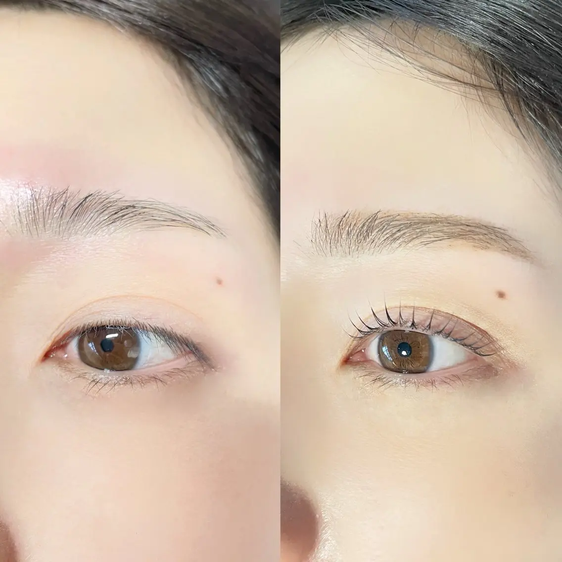 【セットでお得に】選べるまつげパーマ&美眉アイブロウスタイリング(ワックス•カット•間引き•メイクまで)の写真