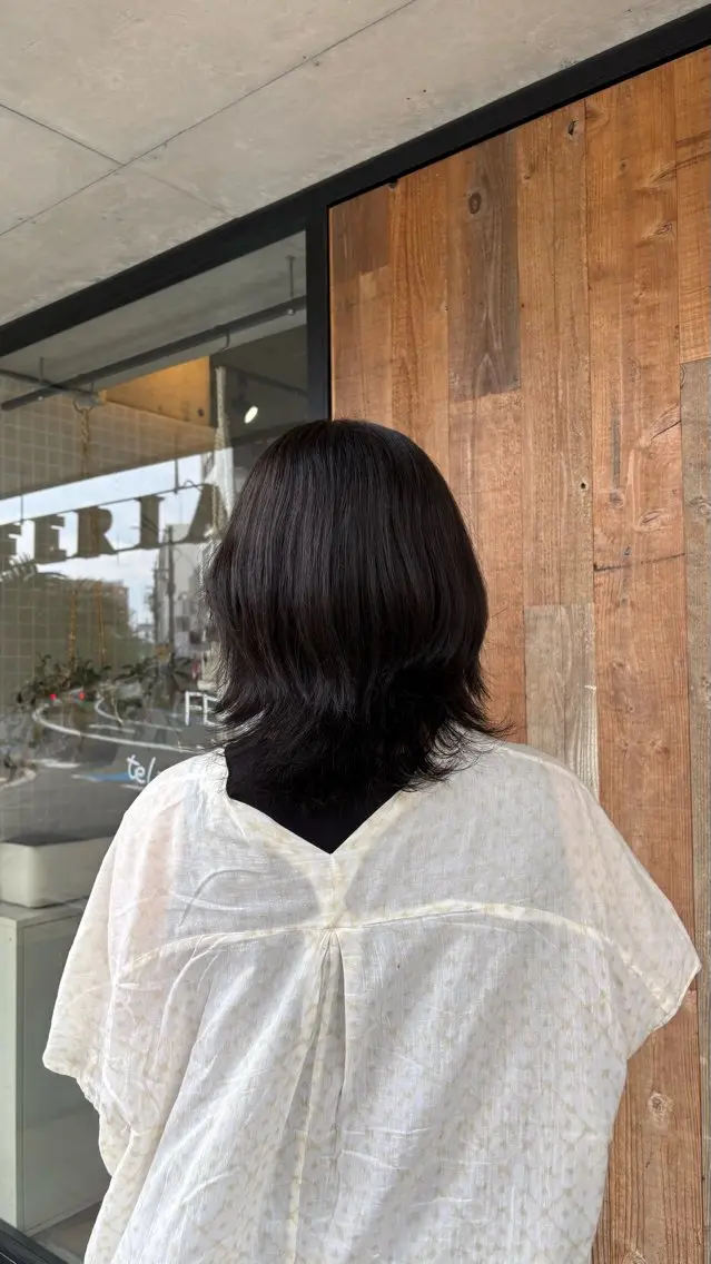 ミディアム ヘアカラー ⭐️FERIA池田 ⭐️/松本葵のヘアスタイル