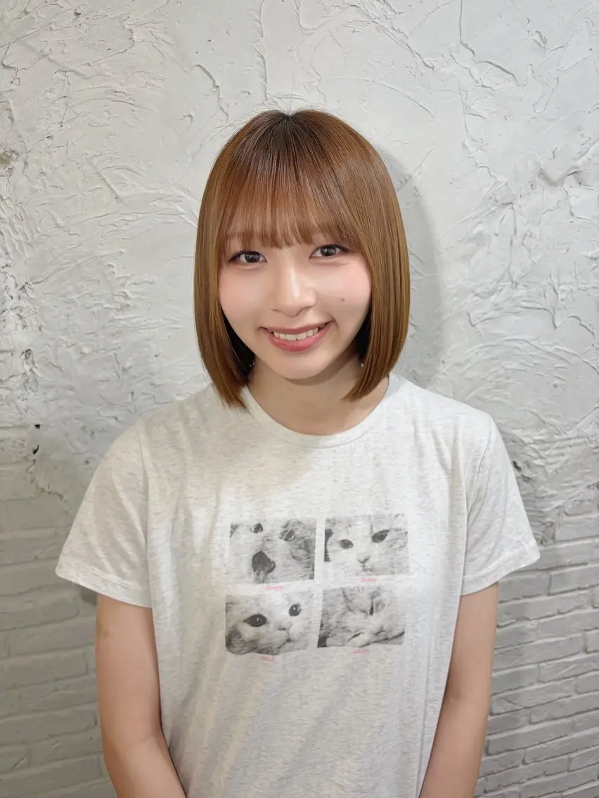 ショート ボブ エクステ 髪質改善 レイヤーカット 似合わせカット カット トリートメント girly/ヘア メイクMitsukiのヘアスタイル