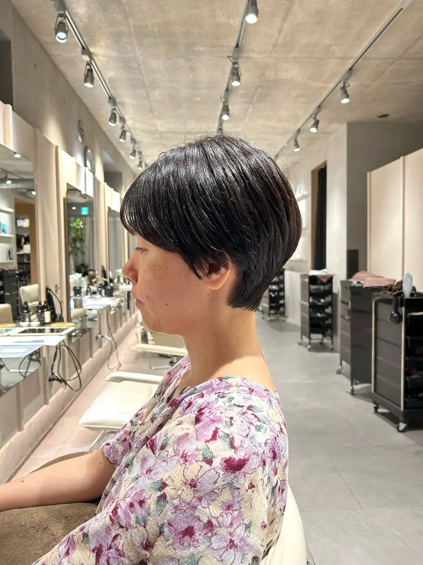 ショート ショートヘア 艶感/ナチュラル 🌿マアヤのヘアスタイル