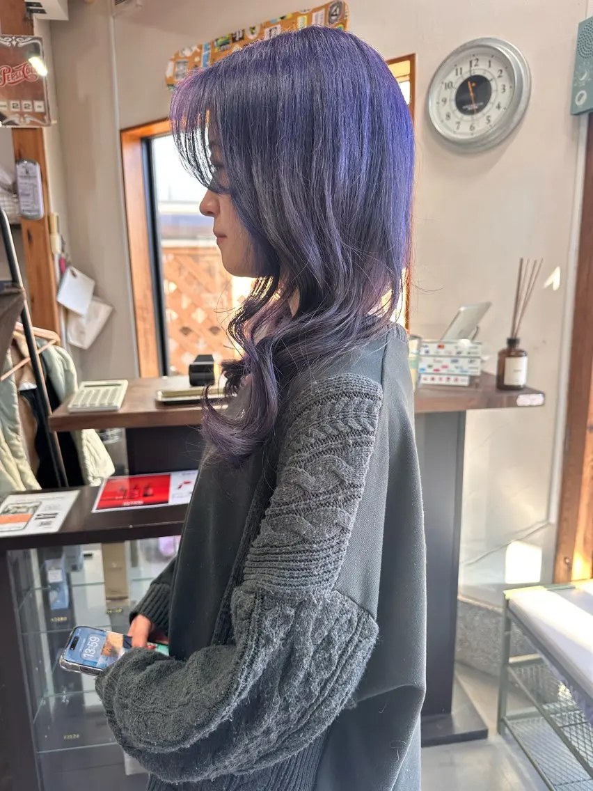 ロング カラー ヘアカラー 💖艶・ブリーチ 透明感miyu💖のヘアスタイル