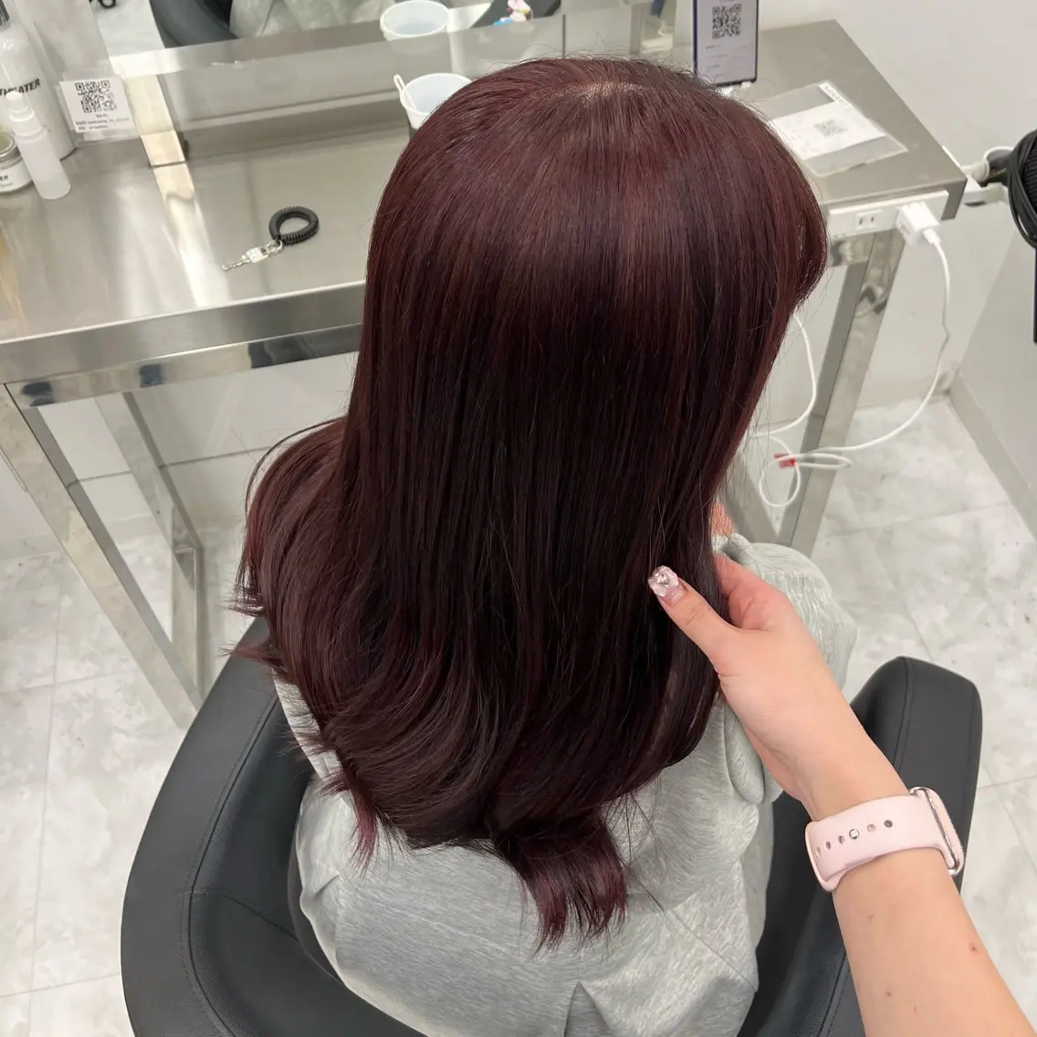 ロング カラー ヘアアレンジ 🫧🎀うる艶暖色 🏹Nanako🎀のヘアスタイル