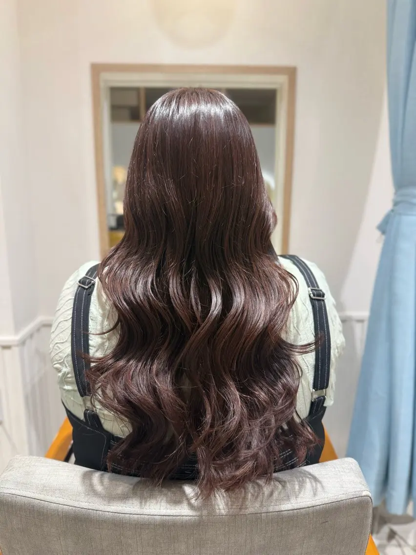 ロング カラー ブラウンカラー オレンジ オレンジブラウン 7月限定価格で ご案内中💗/渡邉のヘアスタイル