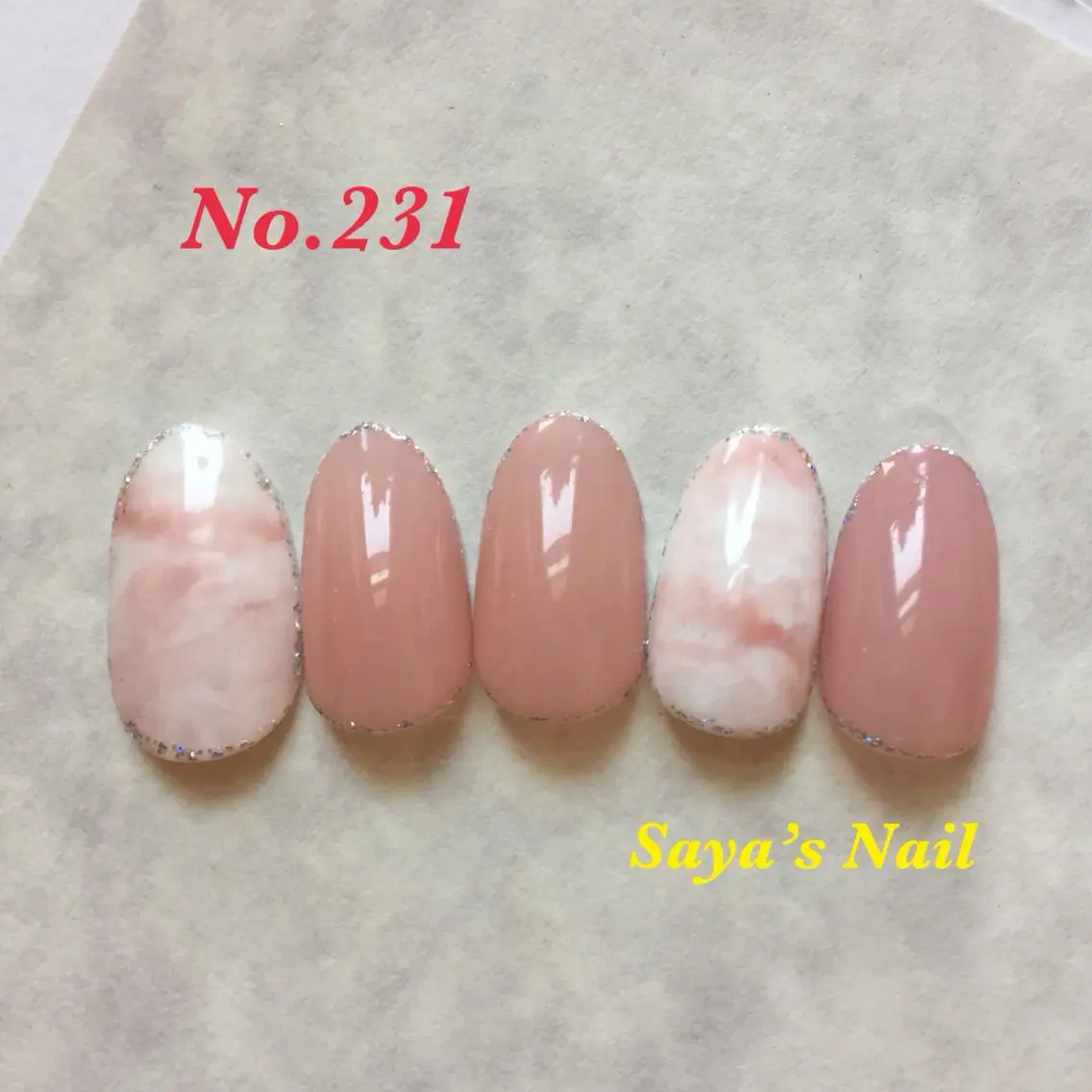ネイル 入学式 卒業式 オフィスネイル ブライダルネイル SantéNail SAYAKAのネイルデザイン