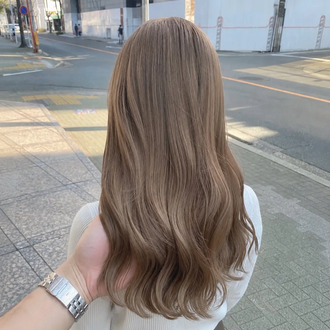 ロング ヘアカラー トリートメント 縮毛矯正／髪質改善 小野竜聖のヘアスタイル