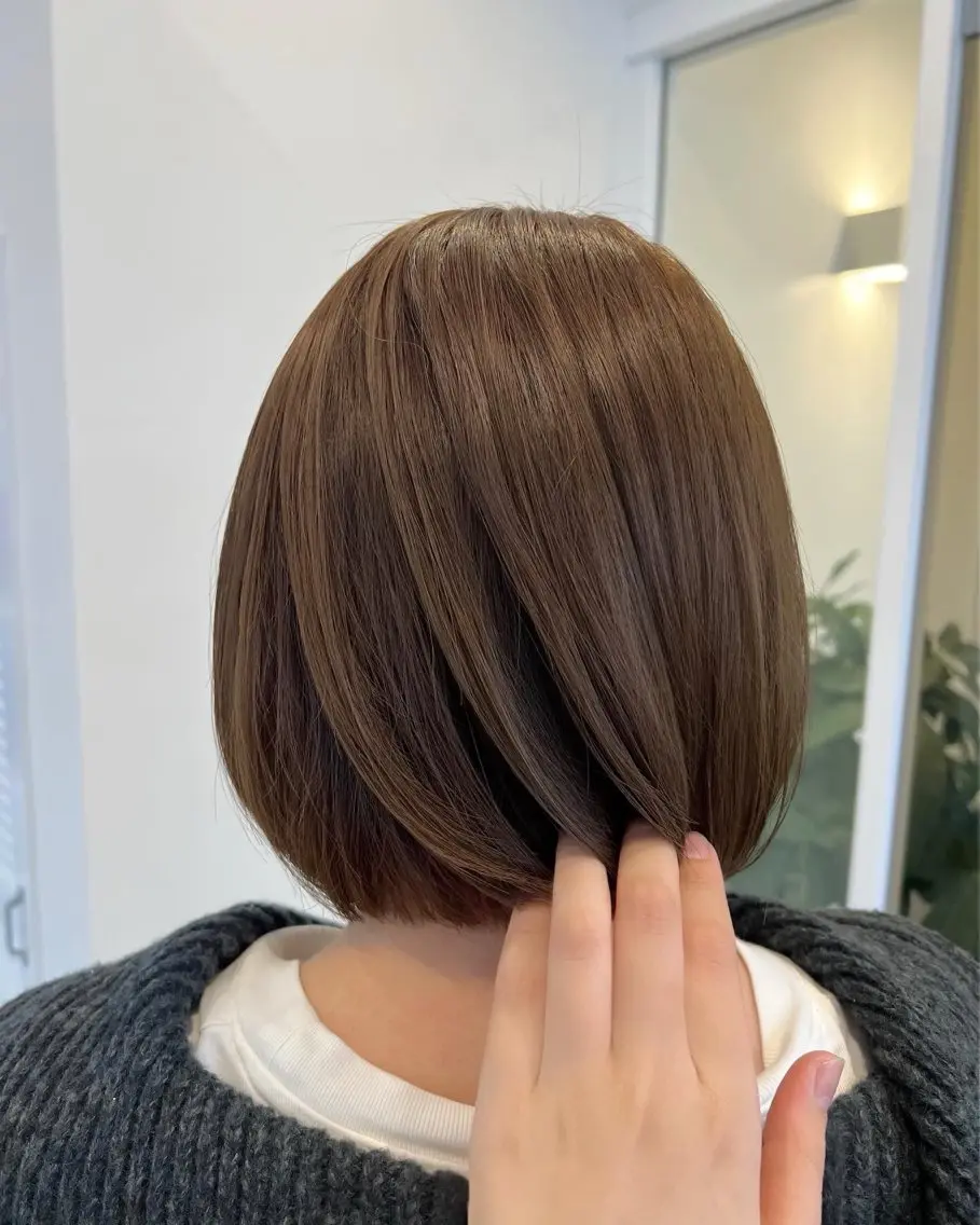 ショート カラー ベージュカラー ヘッドスパ 中原 なおこのヘアスタイル