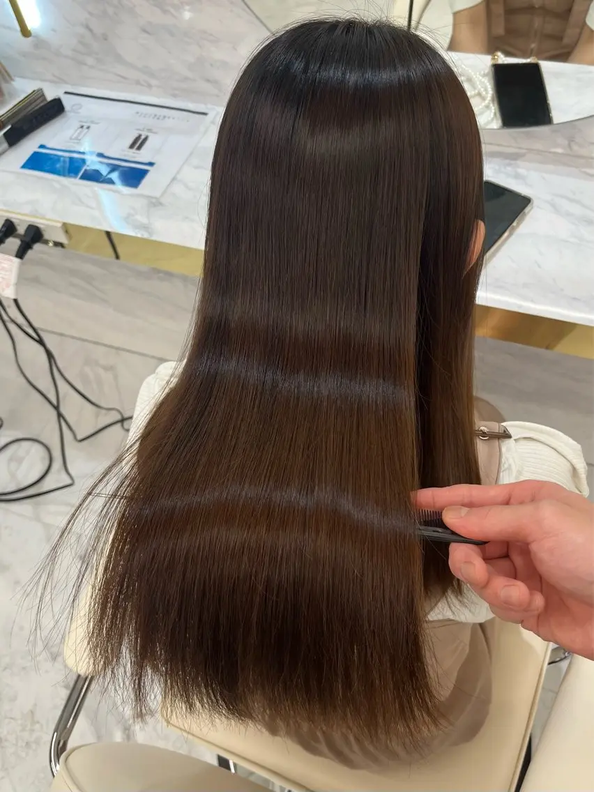 ロング 梅田🫧髪質改善 縮毛矯正🫧村上蒼生のヘアスタイル