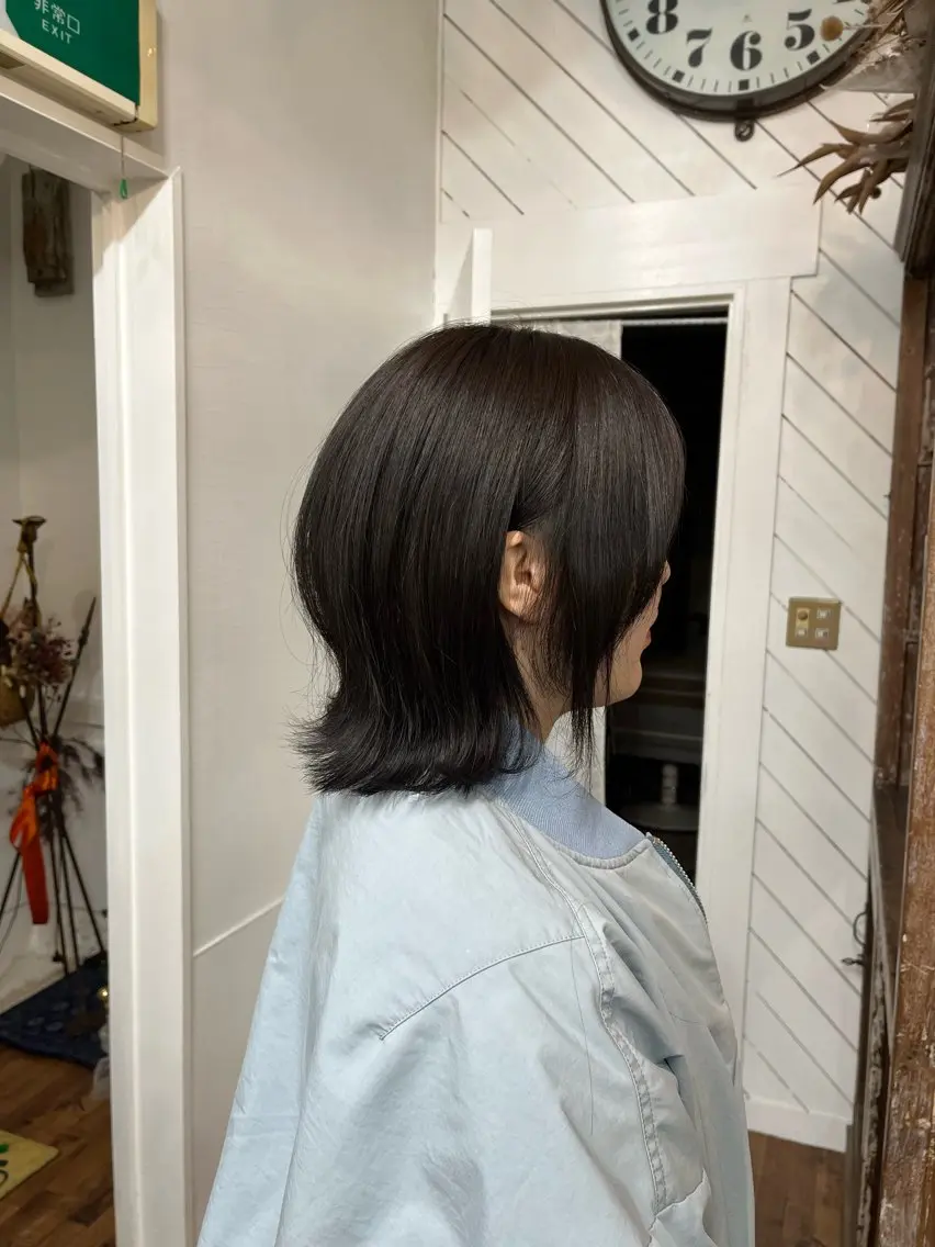 ミディアム カラー ボブ カット ヘアカラー YUIMARL 倉敷店🌸SAEのヘアスタイル