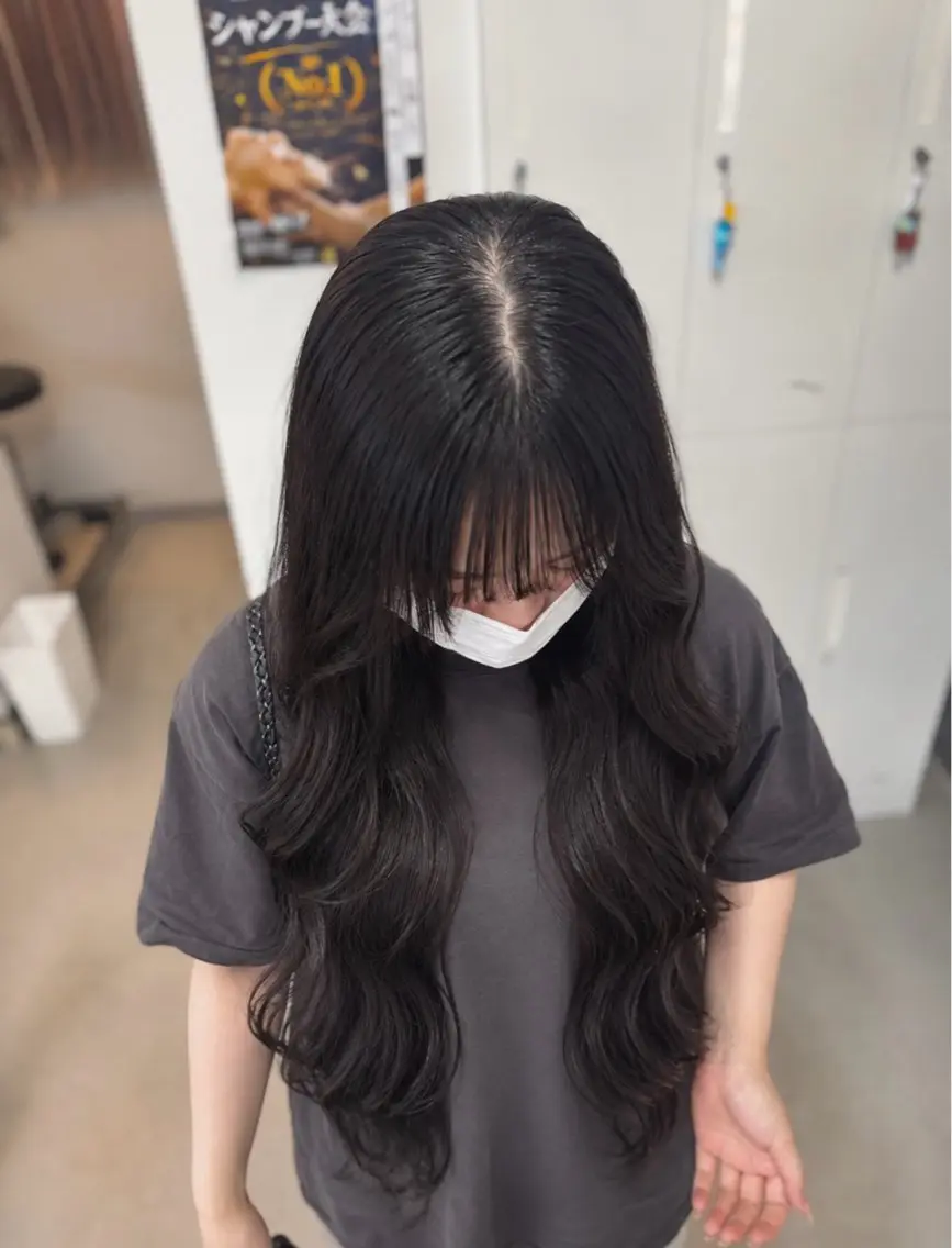ロング カラー ヘアカラー ふうか 天六/天満/中崎町のヘアスタイル