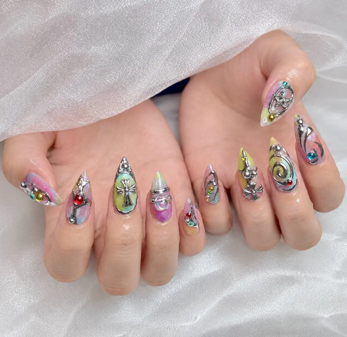 ネイル ハンドネイル Rosy Nail Galleryのネイルデザイン