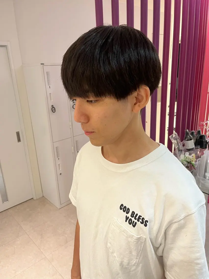 ショート メンズ マッシュ カット MAO カラーモデル募集中のヘアスタイル