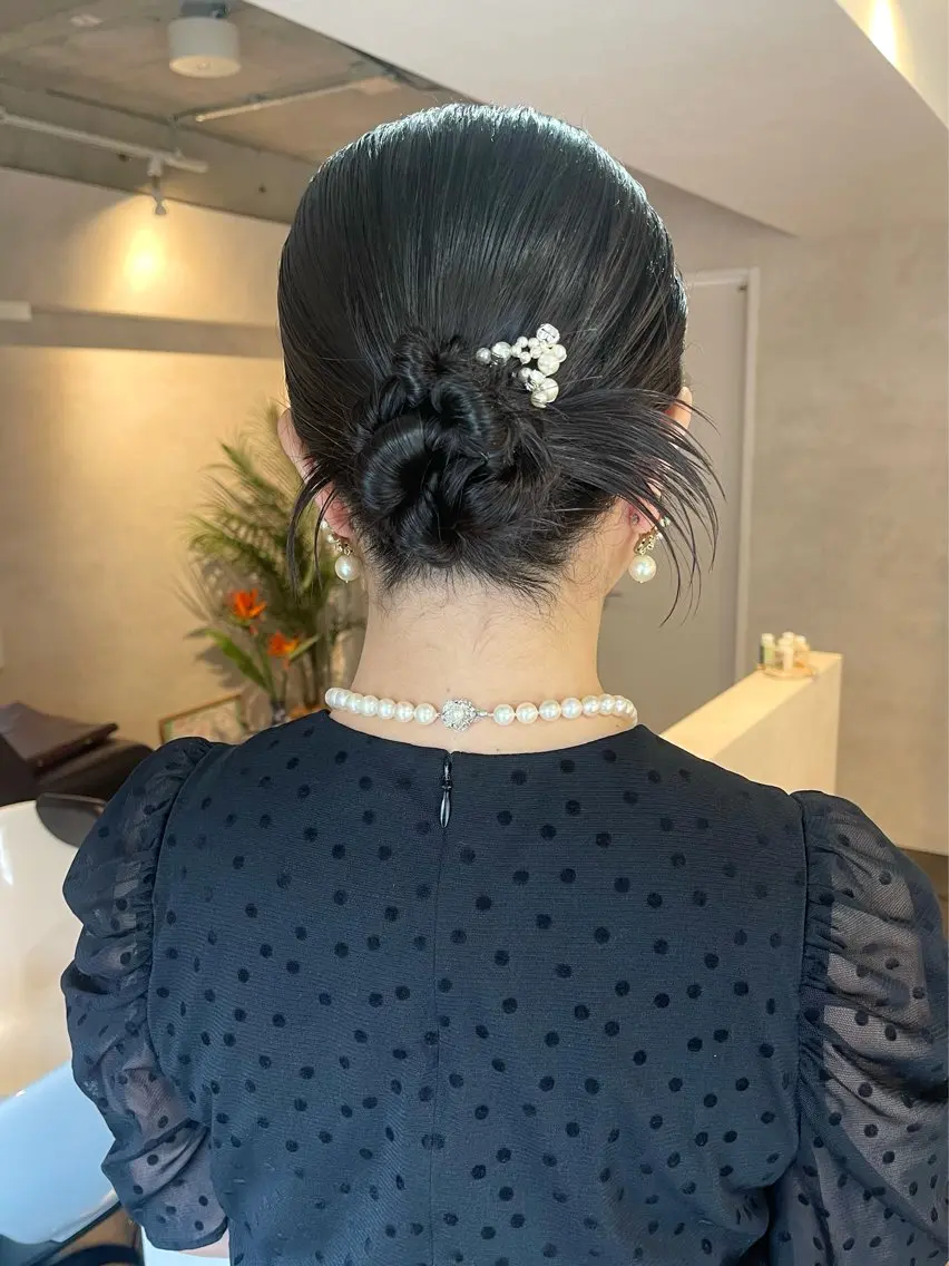 ヘアアレンジ ヘアセット カチモリ/タイト渋谷 アレンジyuinaのヘアスタイル