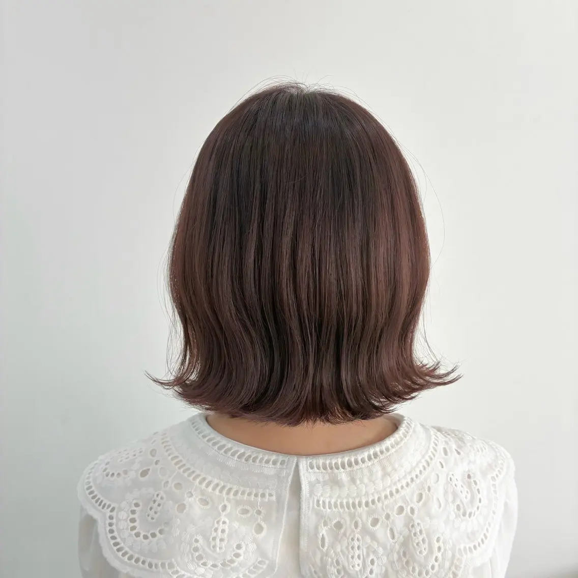 ミディアム カット ヘアカラー 吉原 みえのヘアスタイル