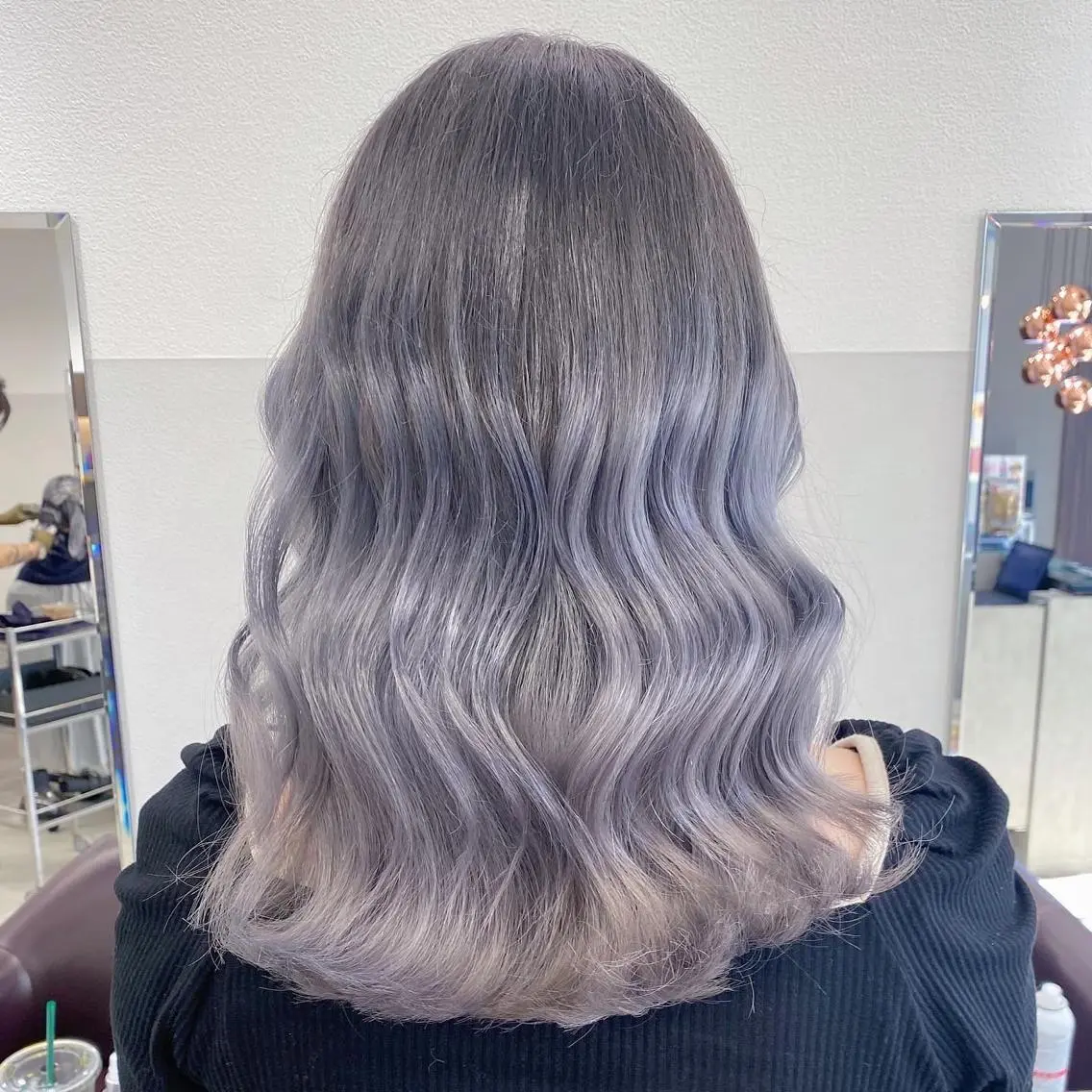 セミロング カラー jill by gisel＿のヘアスタイル