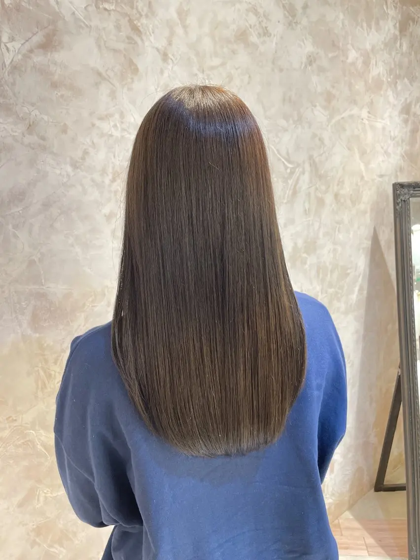ロング カラー 肩上の長さお任せ☆ マンツーマン＊小泉＊のヘアスタイル