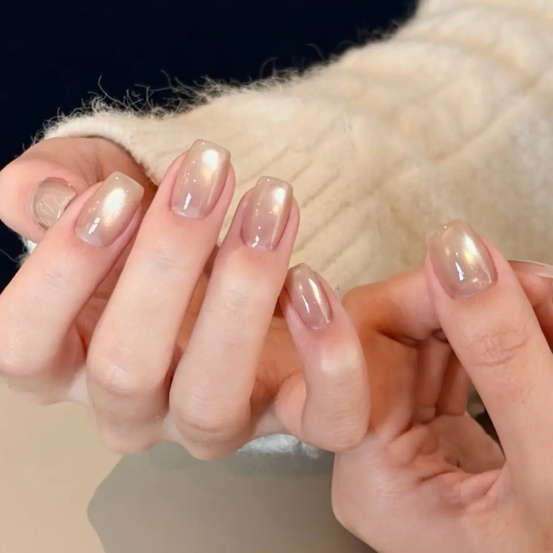 ネイル ハンドネイル H&B アオリのネイルデザイン