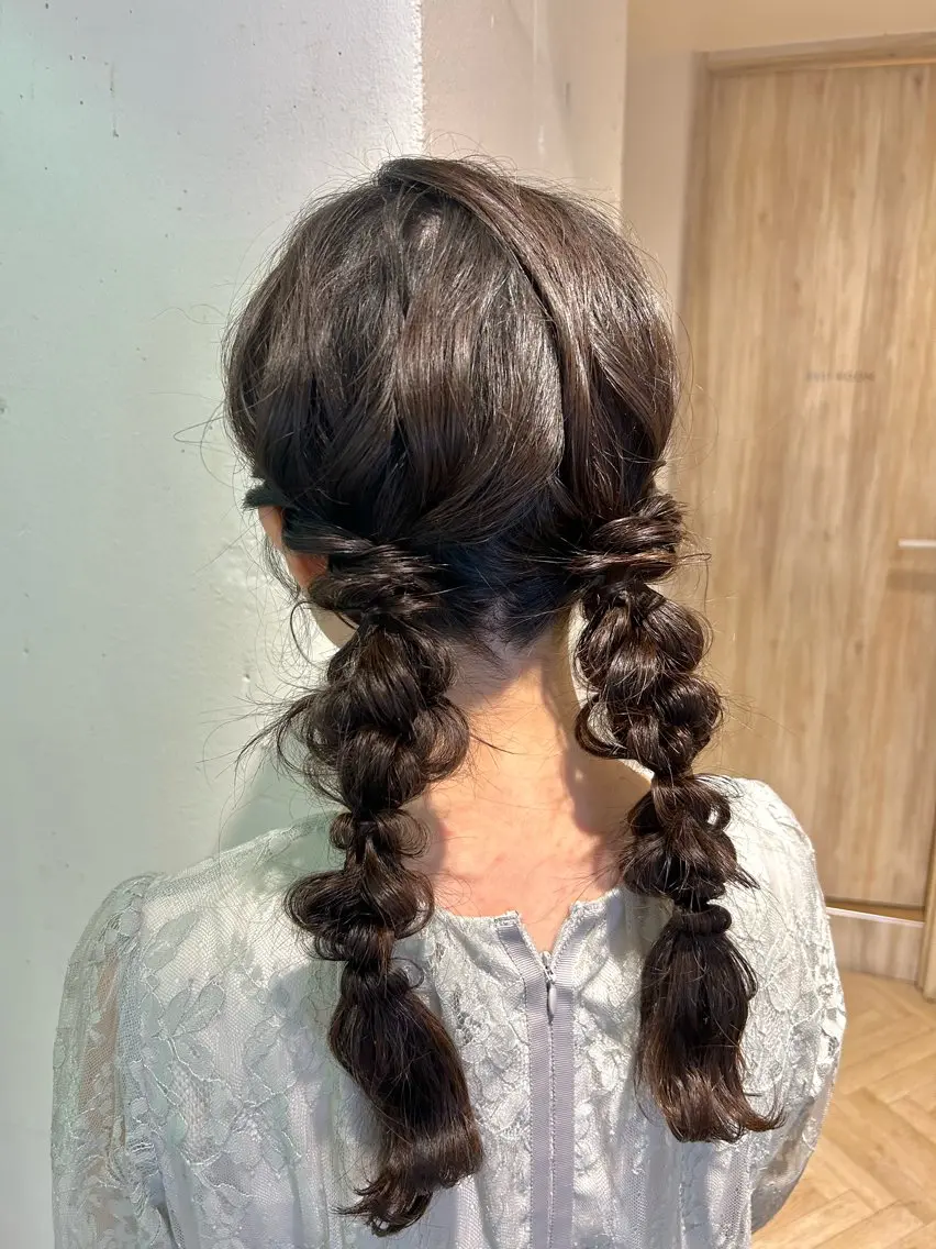 ヘアアレンジ 卒業式のヘアスタイル 🦋Misaki🦋 メンズパーマ/着付けのヘアスタイル