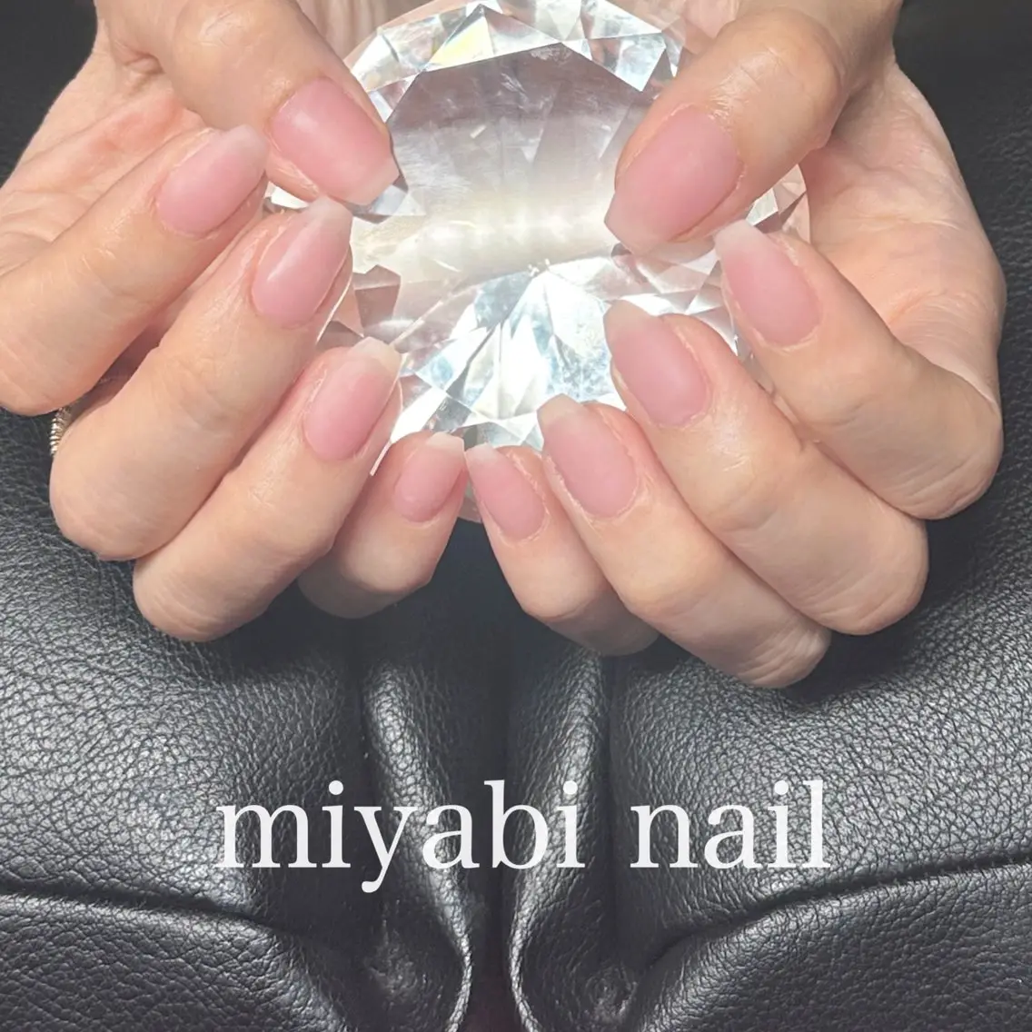 ネイル ジェルネイル マットネイル 持ち込み オフィスネイル スクエアネイル ハンドネイル miyabi nail 桂川駅近くのネイルデザイン