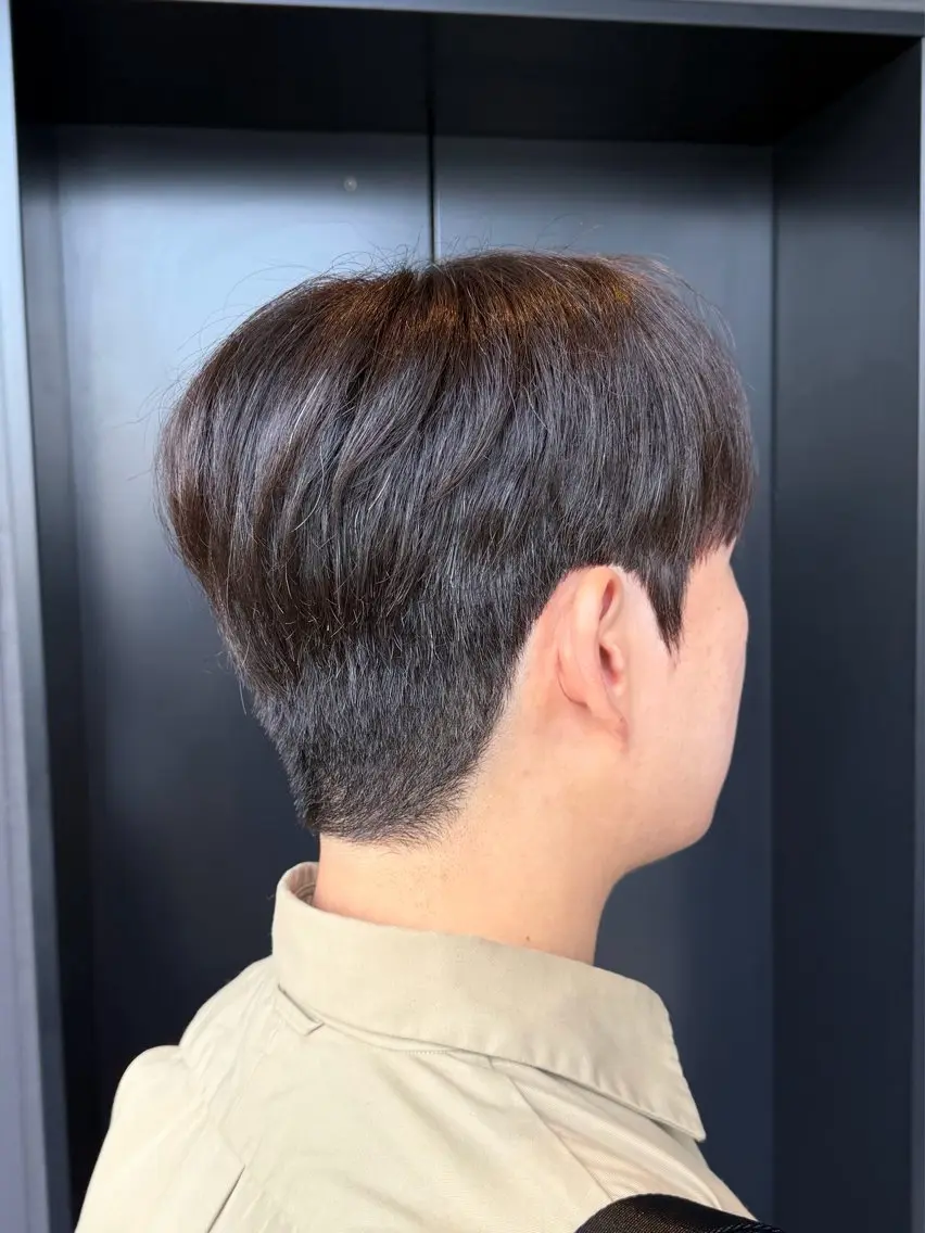 メンズ メンズ韓国風 カット 韓国式ダウンパーマ 🇰🇷櫻井健のヘアスタイル