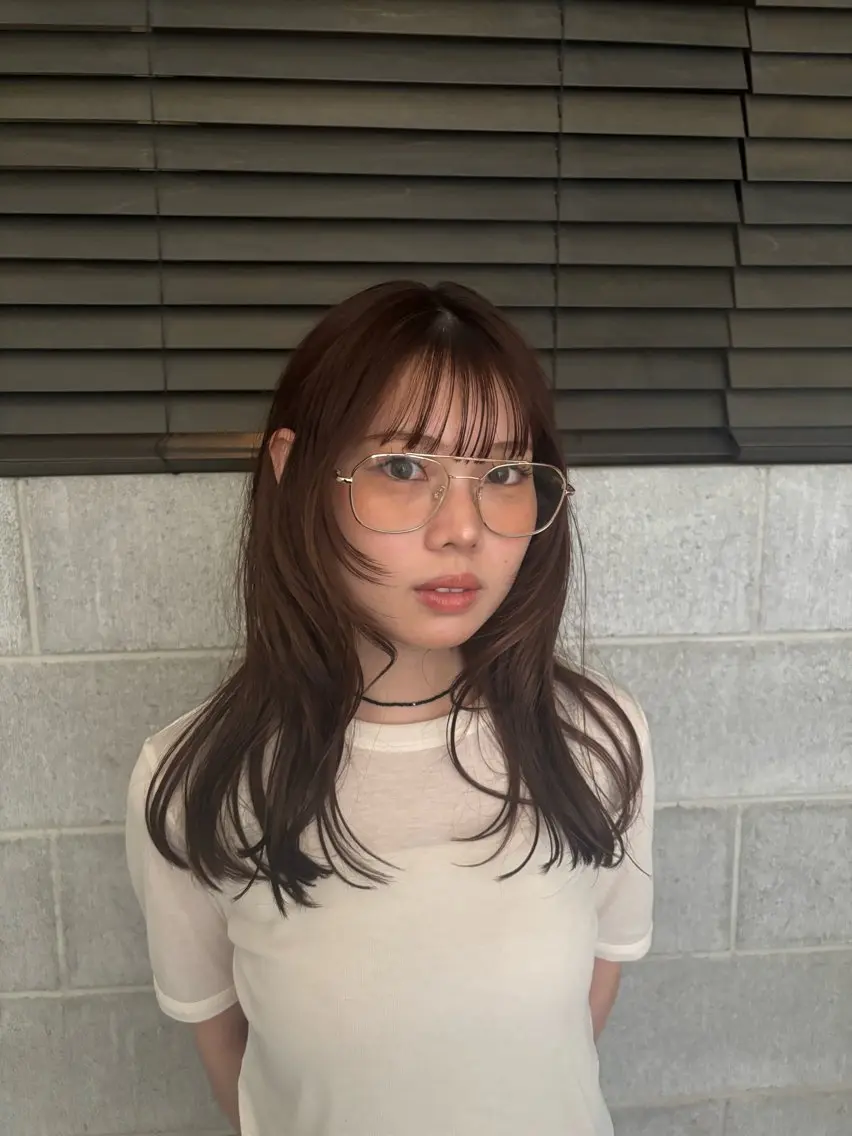 セミロング Lidee anonのヘアスタイル