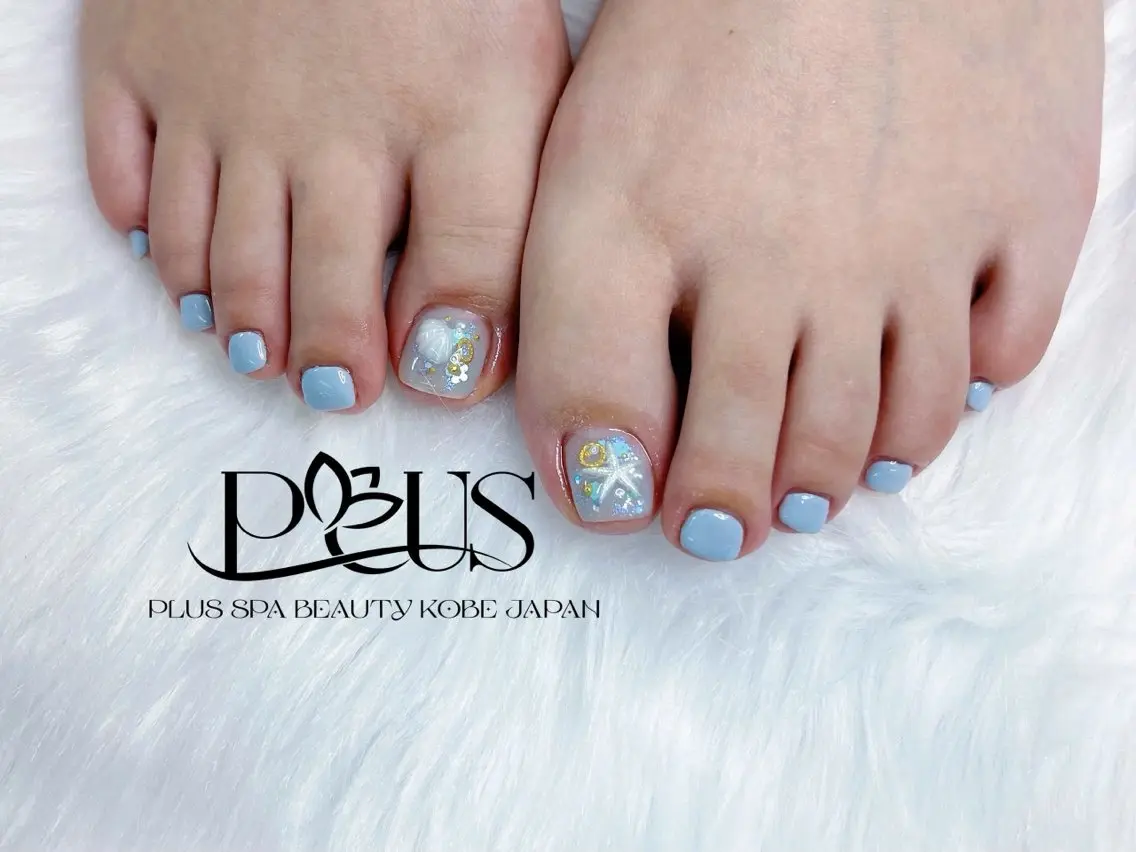 ネイル アートネイル フレンチネイル ジェルネイル ガラスフレンチ ニュアンスネイル ハンドネイル PLUSSPA ANHのネイルデザイン