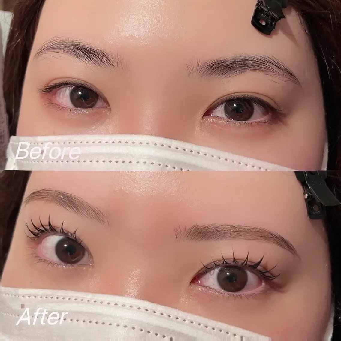 🦋【4月限定】まつ毛パーマ+眉毛wax(パリジェンヌ🉑)🦋の写真