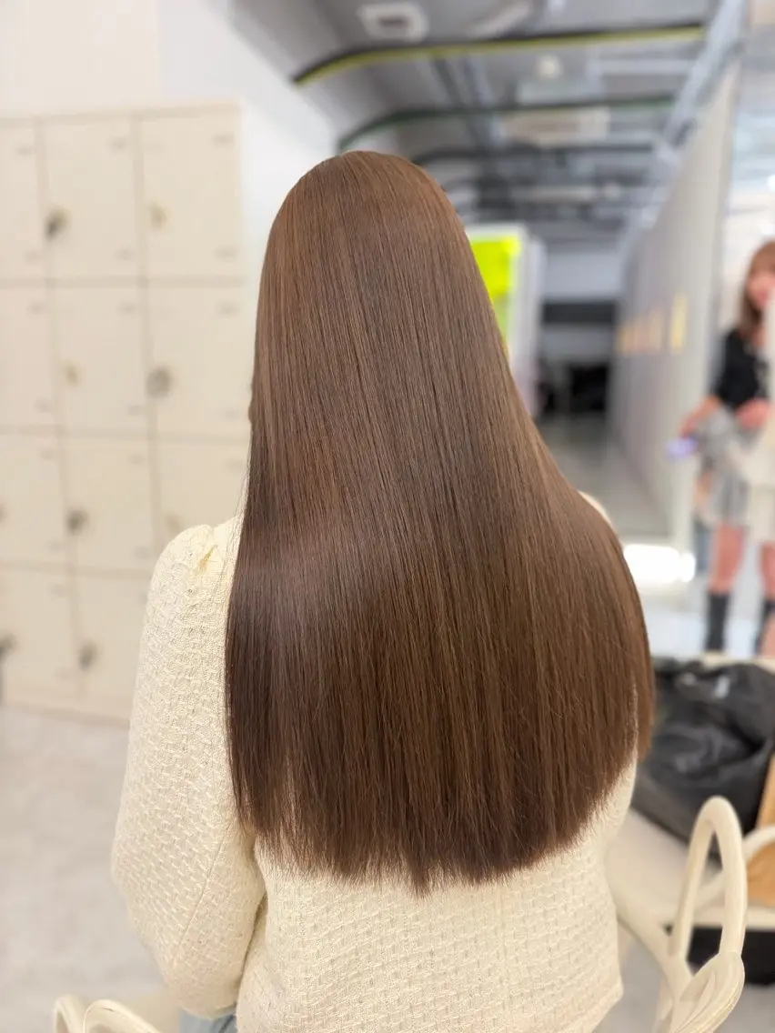 カラー ヘアカラー トリートメント 透明感カラー🎀艶髪 Anju/渋谷🎀のヘアスタイル