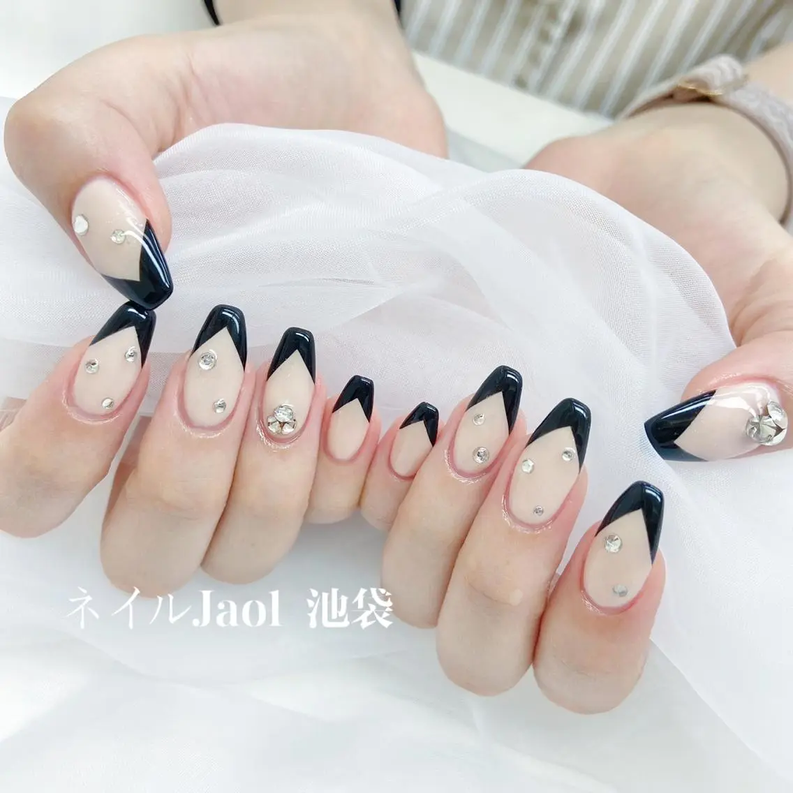 セミロング ネイルJaol 池袋のネイルデザイン