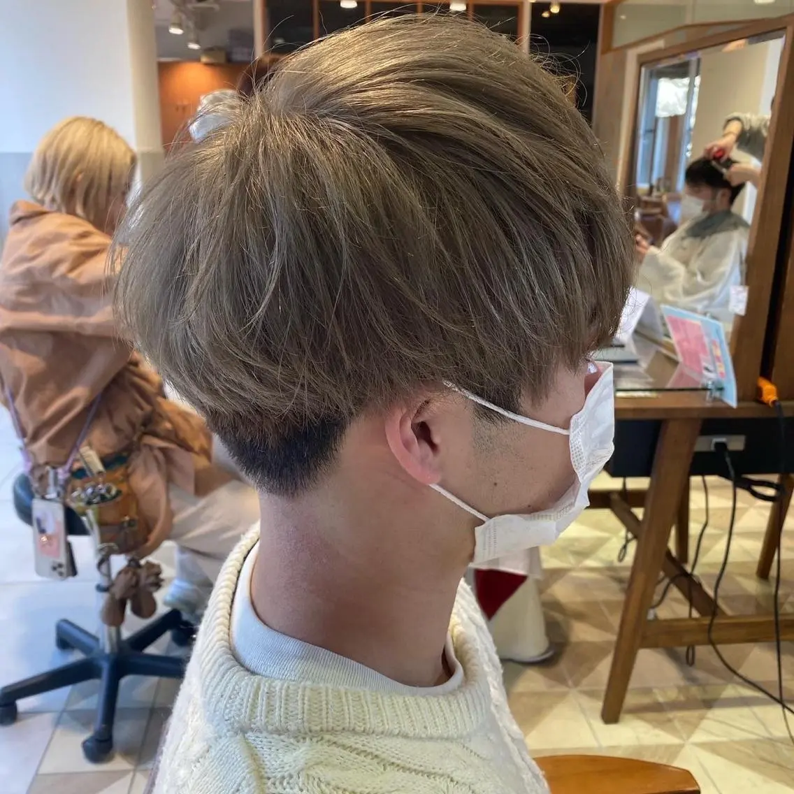 ショート カット ヘアカラー 鬼松沙弥 ❤︎メンズパーマのヘアスタイル