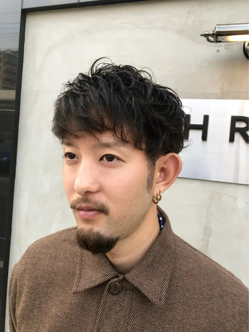 ショート パーマ カット パーマ 【髪質改善】 【酸性ストレート】のヘアスタイル