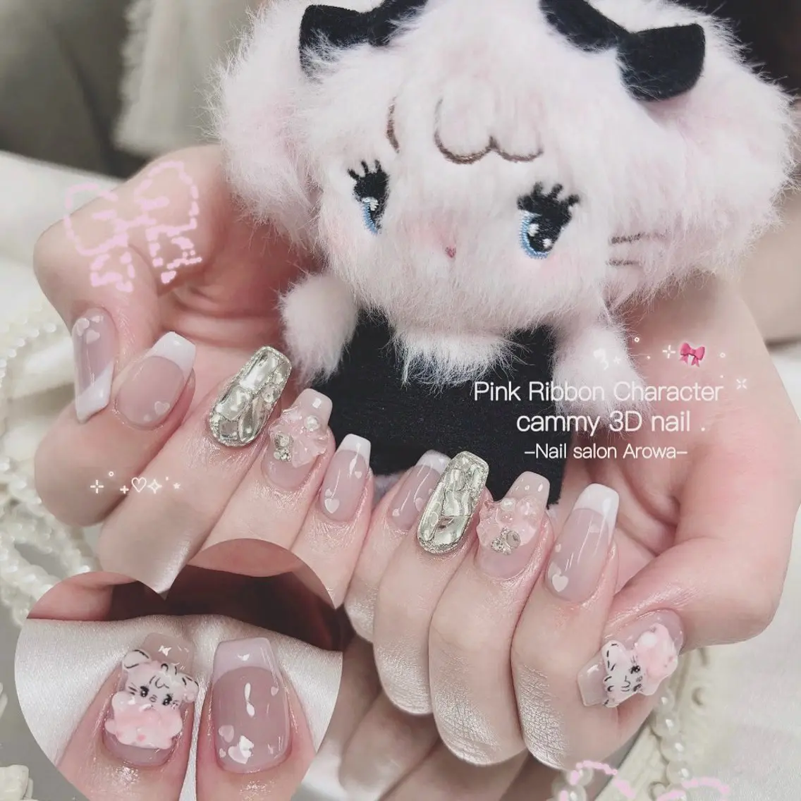 〖Hand🧸〗アート、ストーン盛り放題8800円!の写真
