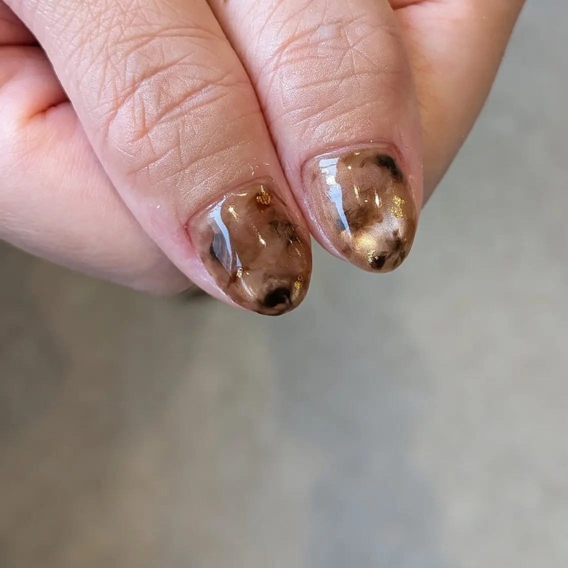 ネイル べっ甲ネイル miel nail mayaのネイルデザイン
