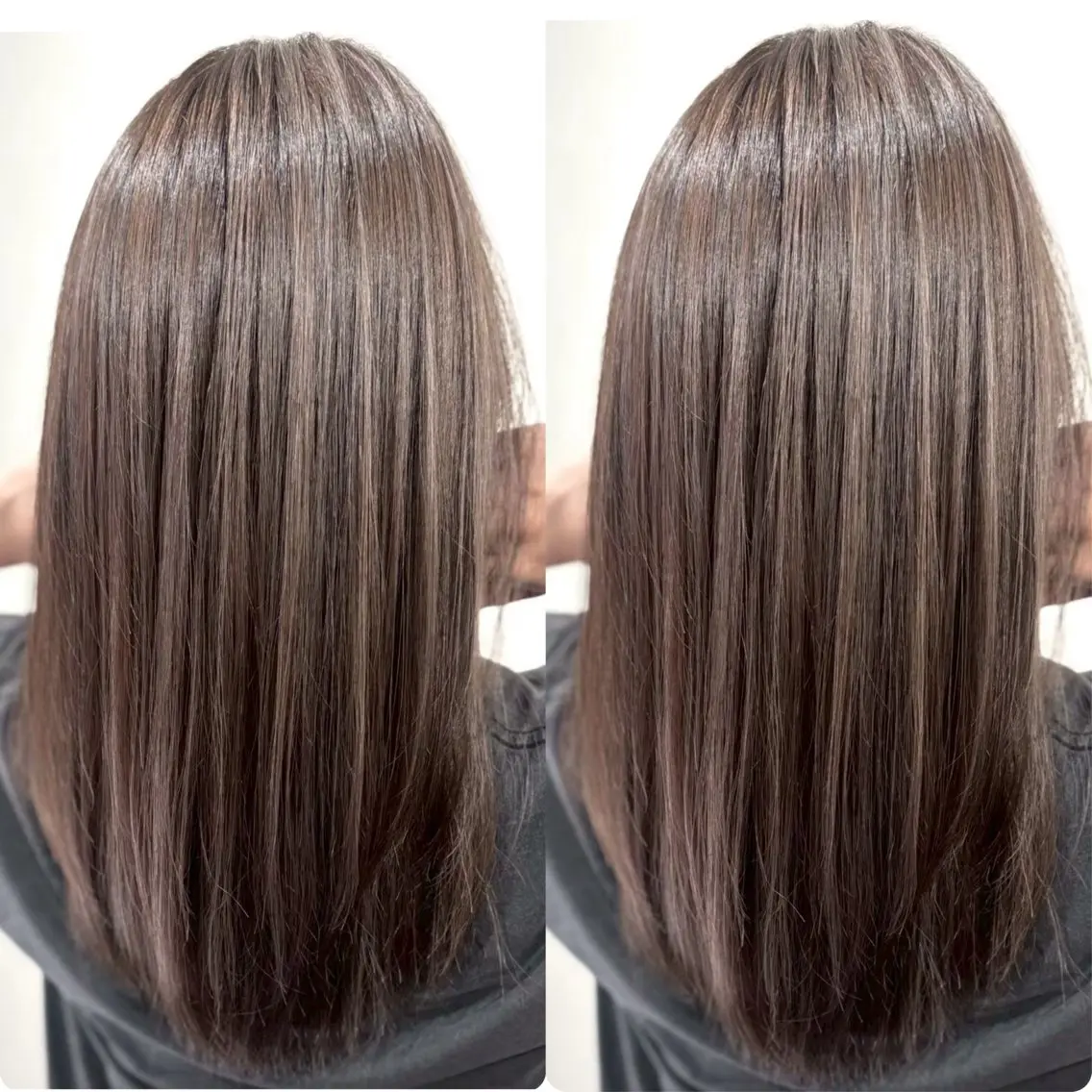 ロング カラー 切っぱなし💇‍♀️ イヤリング🎨龍之介のヘアスタイル