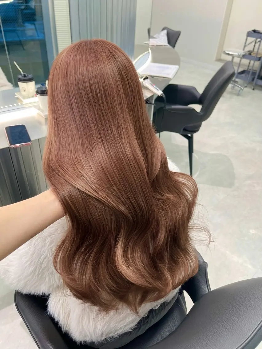 《🫧韓国風ハイトーン🫧》ケアブリーチ+カラー¥18000の写真