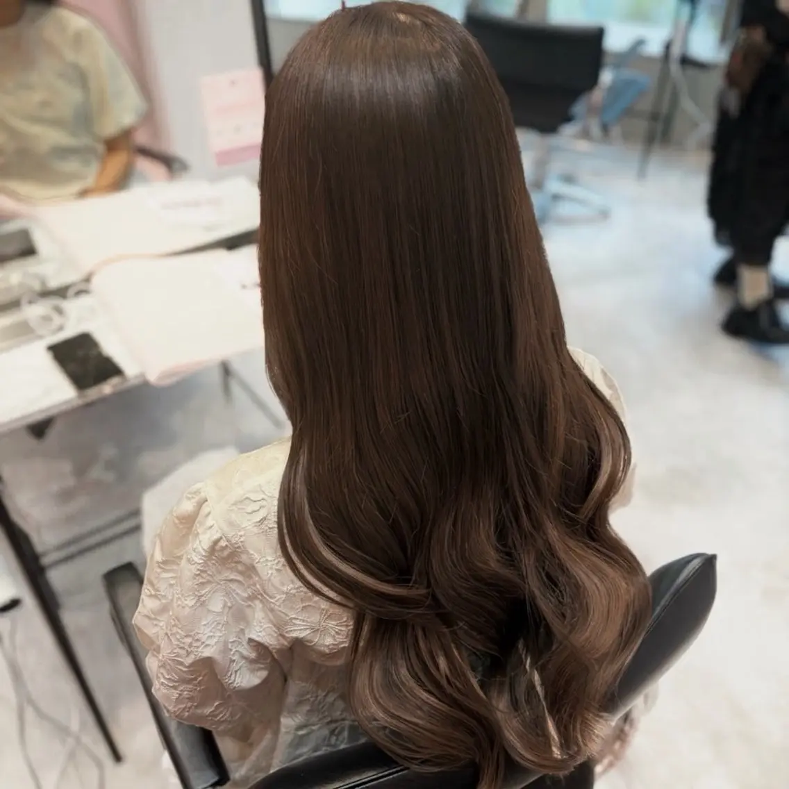 ロング カラー 透明感/艶カラー 💘Hanaのヘアスタイル