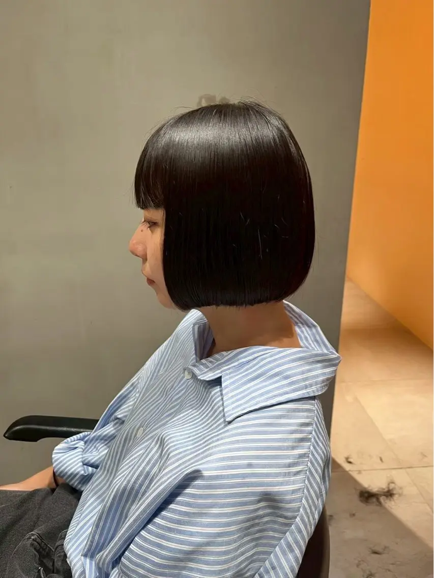 ショート カラー 艶髪/ボブモデル 募集🫧terukaのヘアスタイル