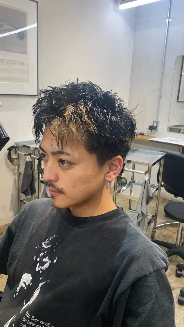 ショート メンズカット 髙橋創のヘアスタイル