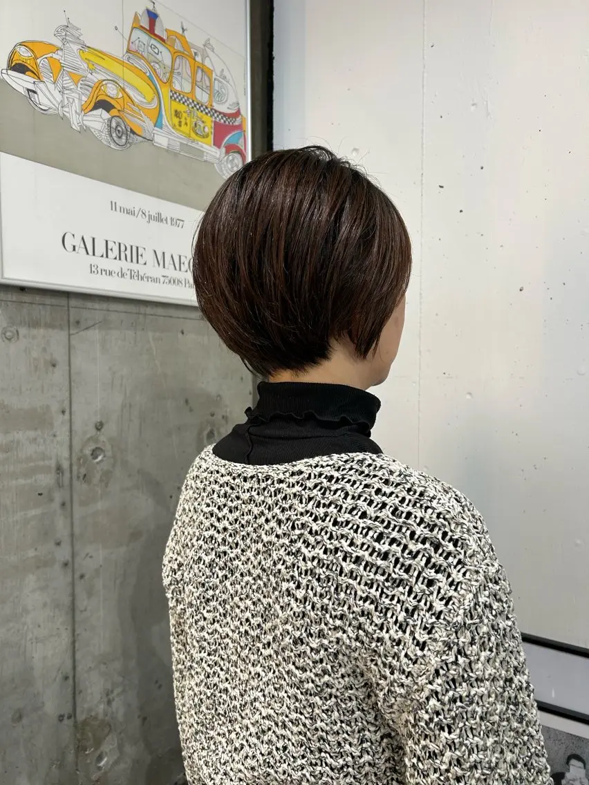 ショート ショートヘア カット 鈴木 よつはのヘアスタイル