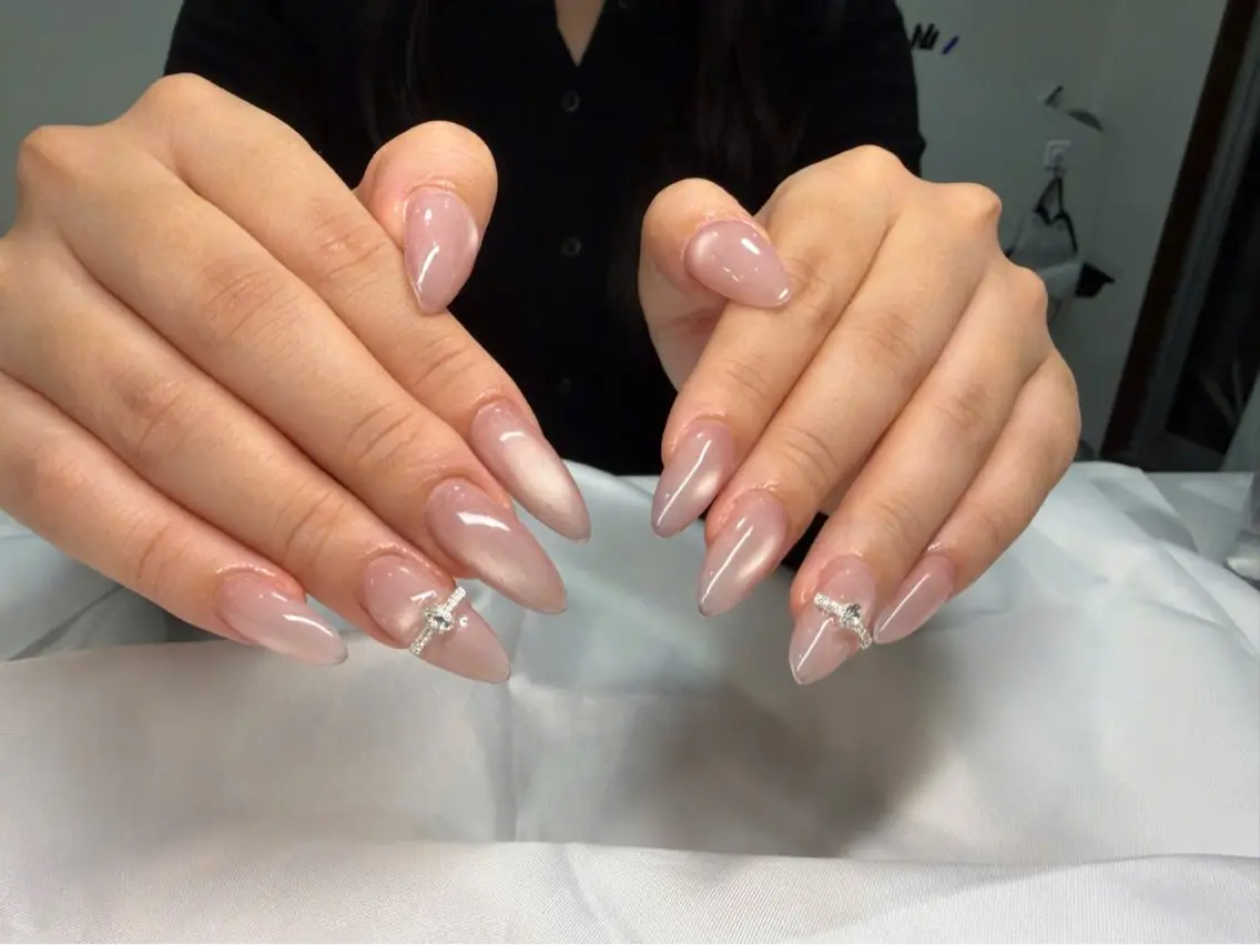 ネイル アートネイル フレンチネイル ジェルネイル 韓国ネイル マグネットネイル HAPPI NAIL 大国町のネイルデザイン