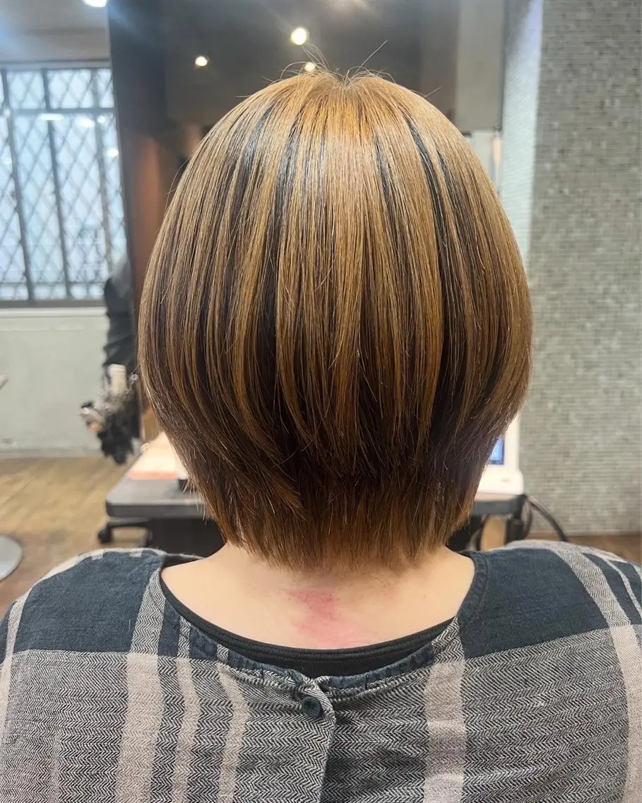 デザインカラー】カット＋カラー＋ハイライト＋ベースTrの写真