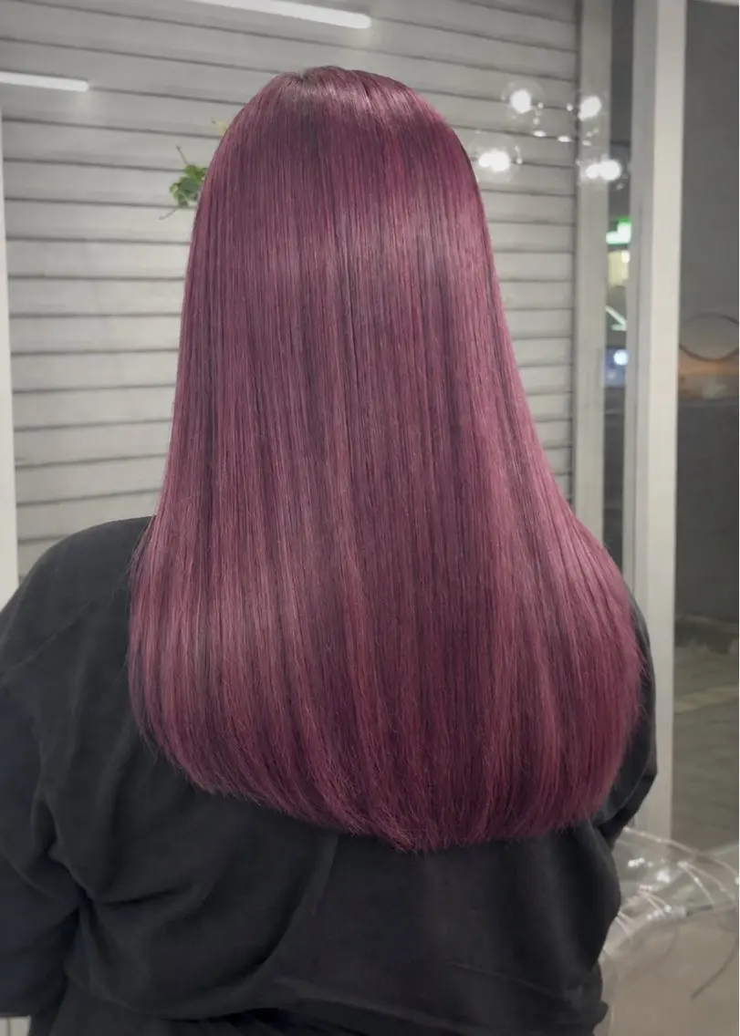 ミディアム 長谷川 日南のヘアスタイル