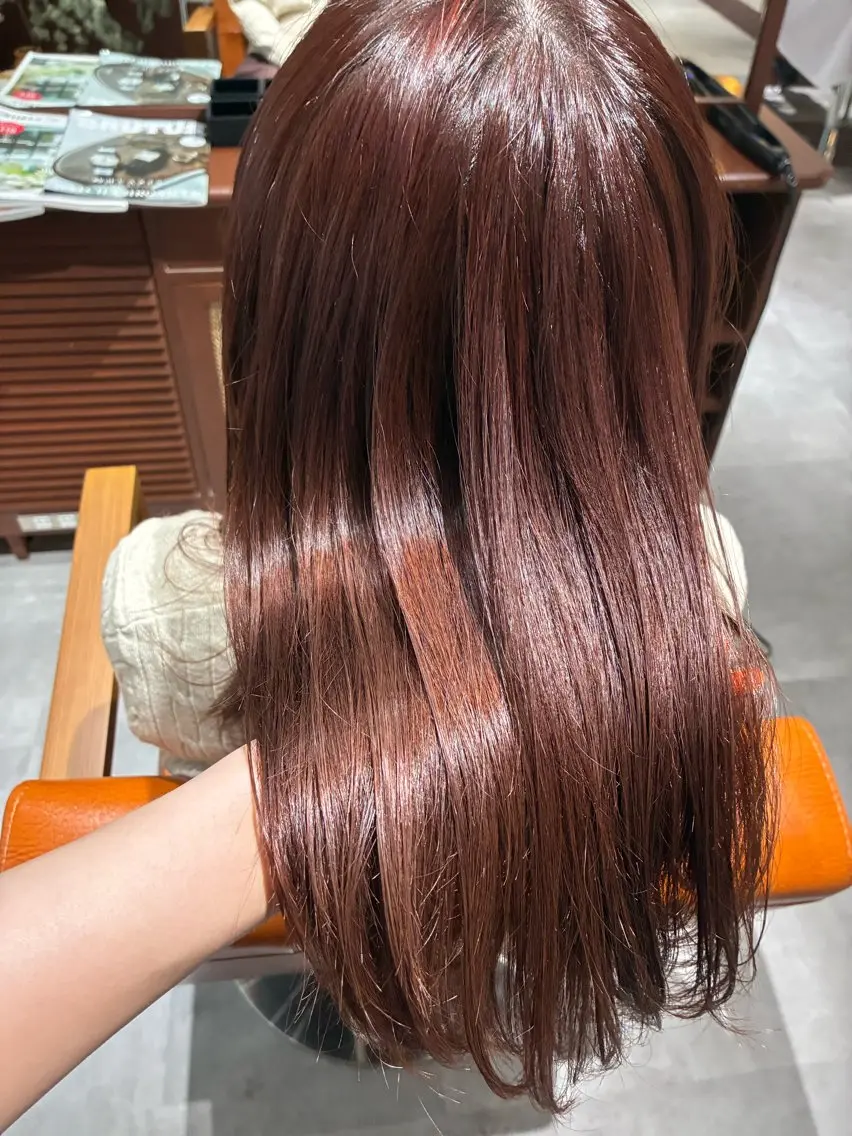ミディアム カラー ヘアアレンジ 💟似合わせカットカ ラーMizuki🐕のヘアスタイル