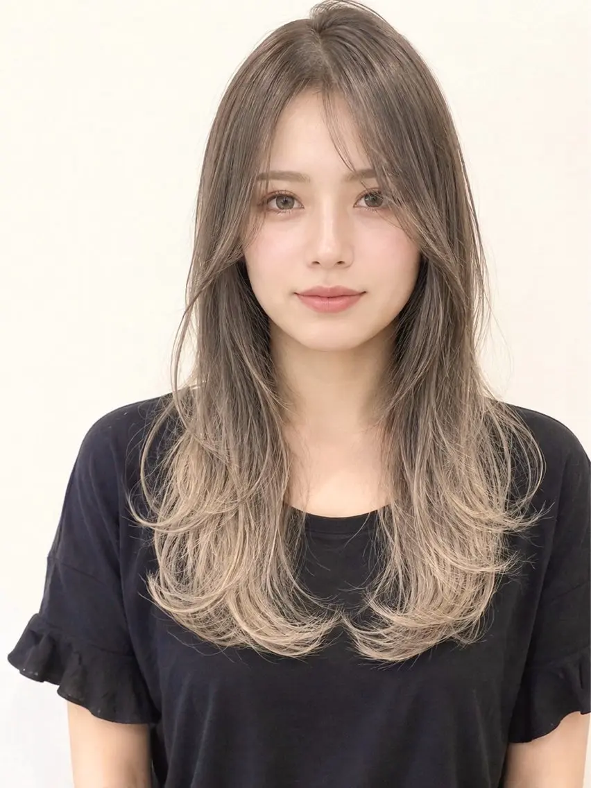 ✨【人気No.2】✨カット&ケアブリーチ& カラー& 選べるTrの写真