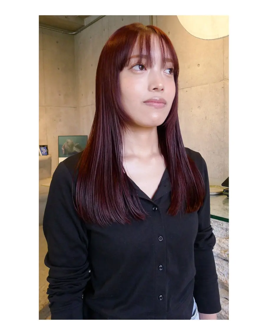 セミロング カラー カット ヘアカラー メンズカット・パーマ eliasのヘアスタイル