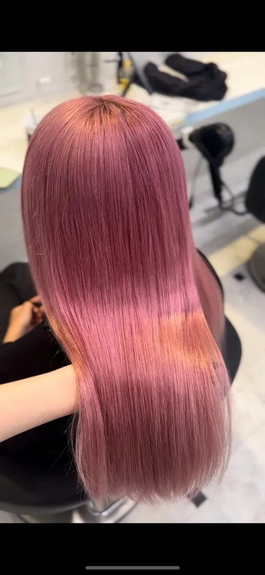 ロング カラー ヘアカラー ♥️暖色カラ ー♥️由夏のヘアスタイル
