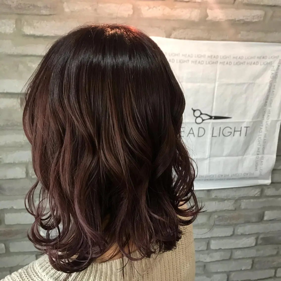 ミディアム 佐々木 千夏のヘアスタイル