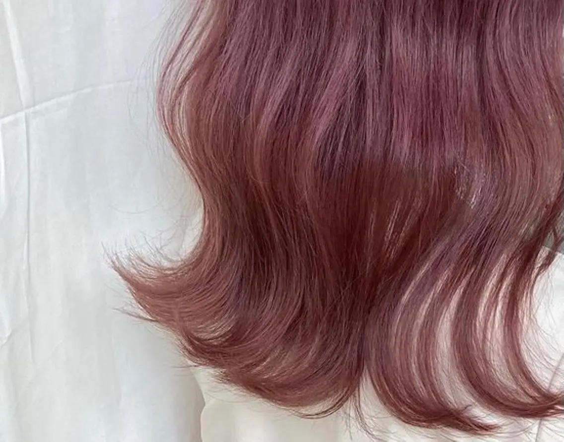 ショート カラー ヘアアレンジ ピンクカラー バイオレットカラー ヘアセット🎀パーマ Tsubasaのヘアスタイル