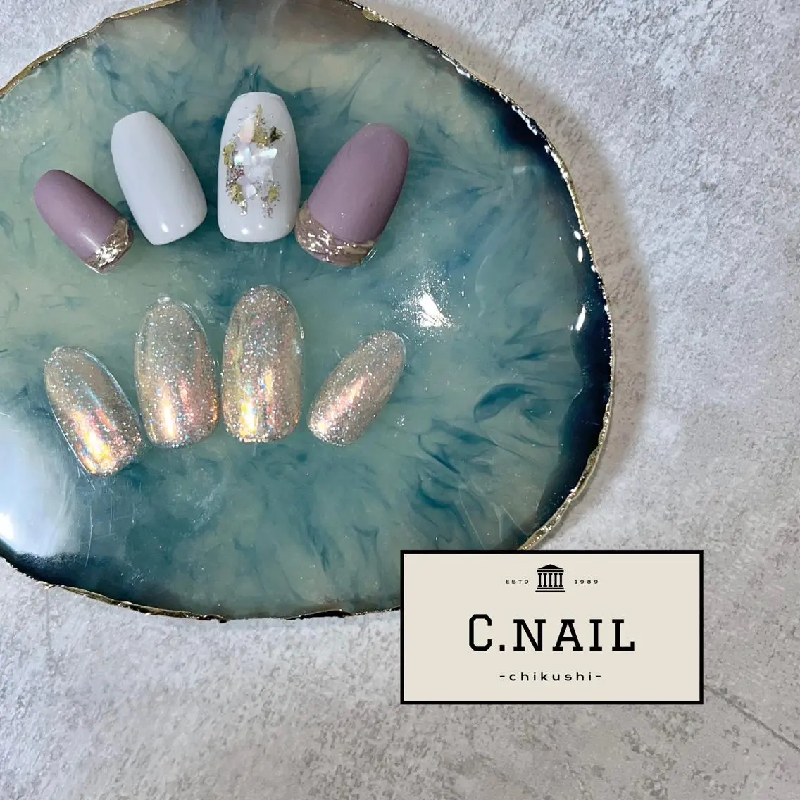 ネイル 桜ネイル フットネイル ジェルネイル ニュアンスネイル ワンカラーネイル C.Nail &Eyeのネイルデザイン