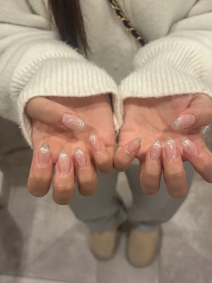 ネイル マグネットネイル 透明感/y2k/ 美月⟡.· Adaのネイルデザイン