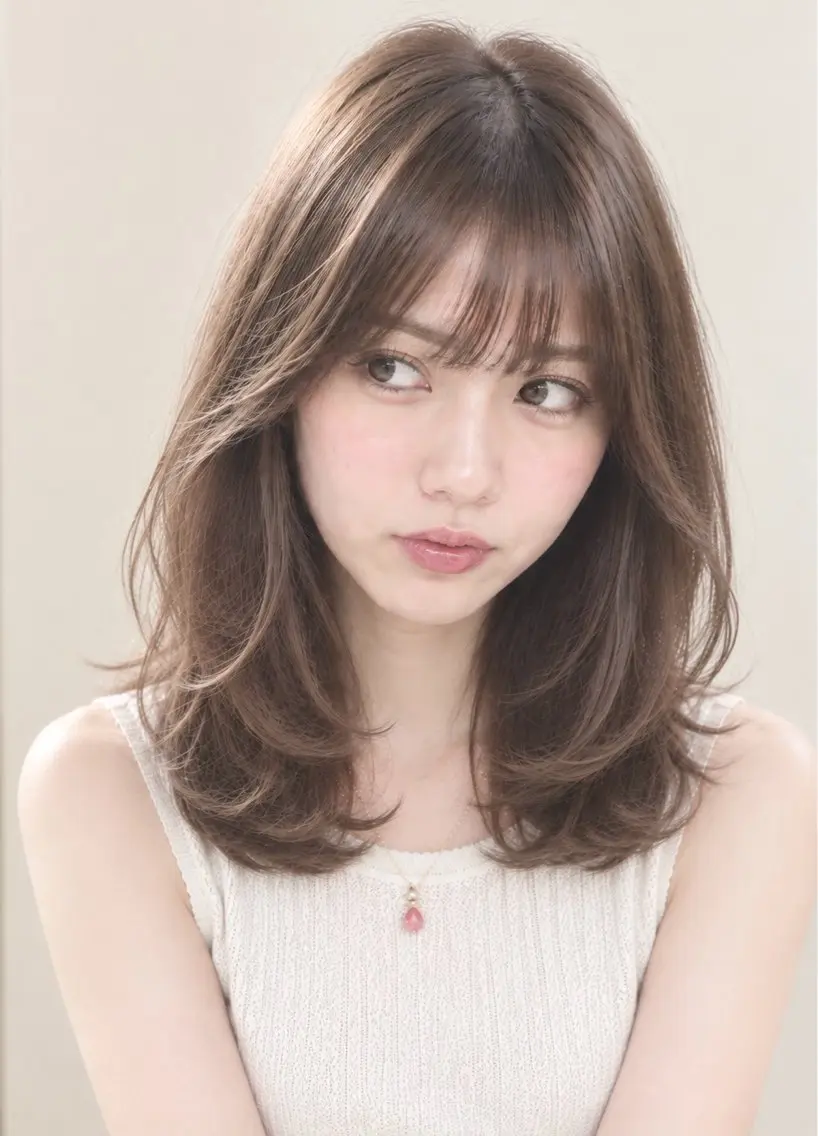 【ダメージ改善1】サイエンスアクア+カラー+カット 髪質改善の写真